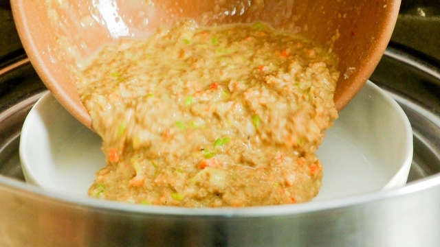 Hấp chả cua