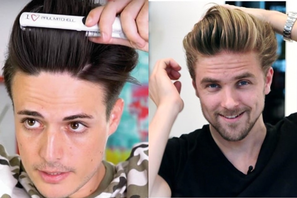 Làm tóc xoăn nam bằng máy uốn tóc cực dễ