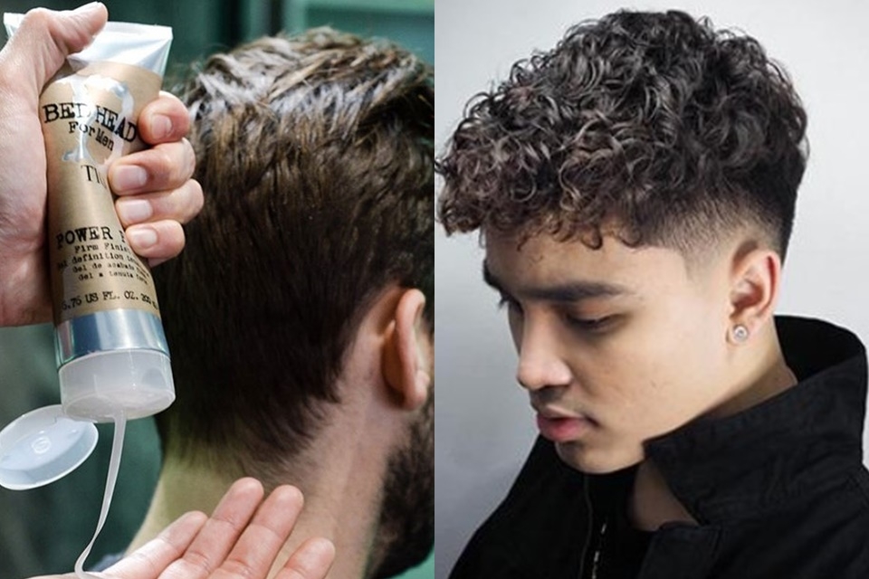 Cách tạo kiểu tóc xoăn nam bằng gel vuốt tóc