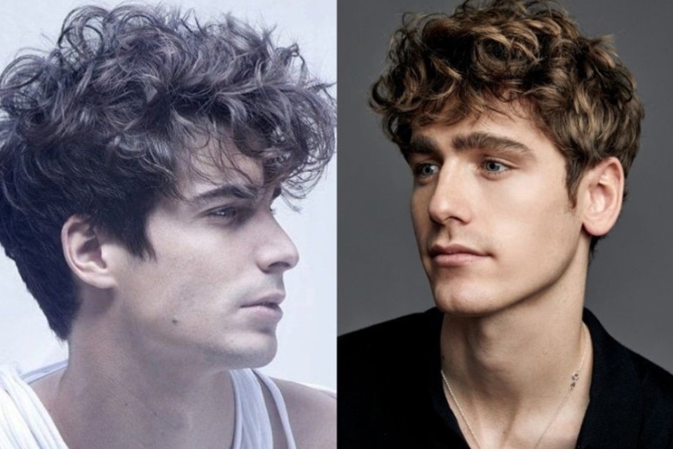 Tóc xoăn nam có thể dễ dàng tạo kiểu