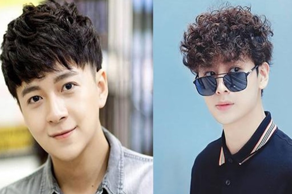 Kiểu tóc nam xoăn gợn sóng nhẹ kiểu Pháp cho chàng lãng tử