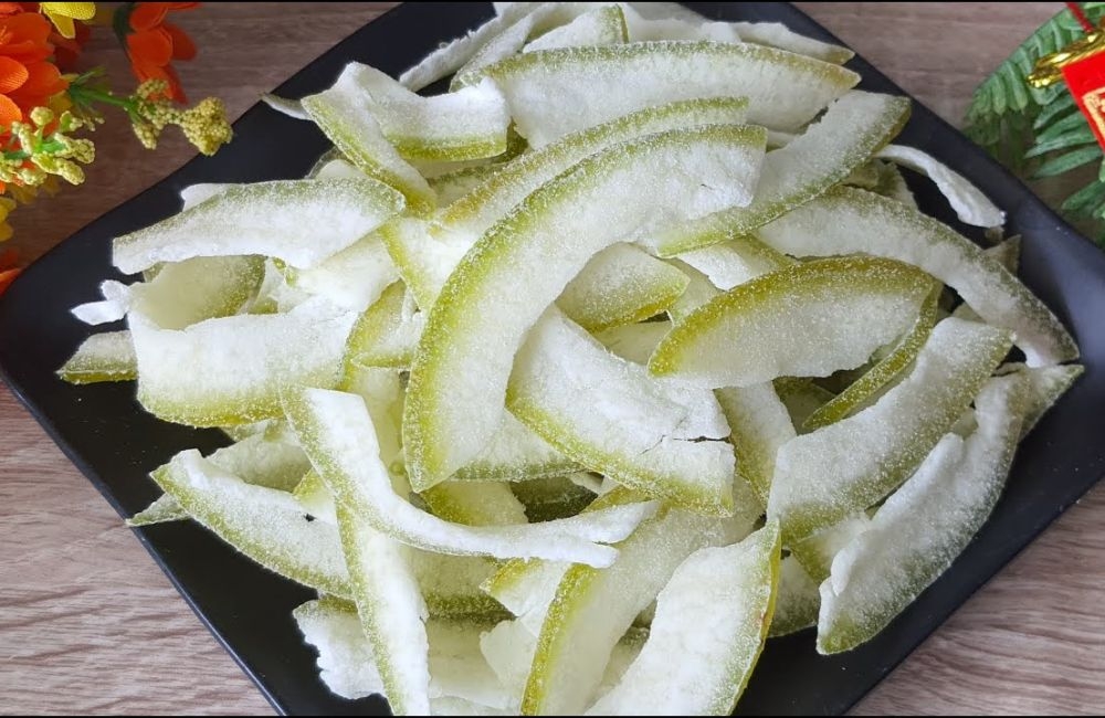 mứt vỏ trái bưởi