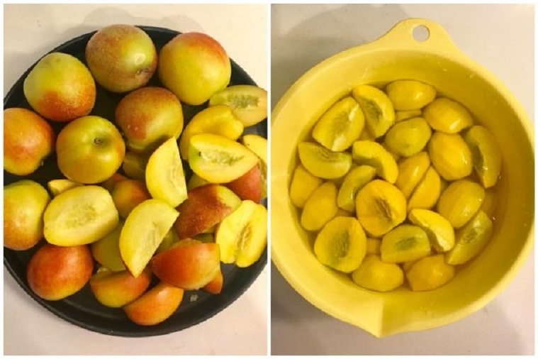 cách làm đào ngâm 2