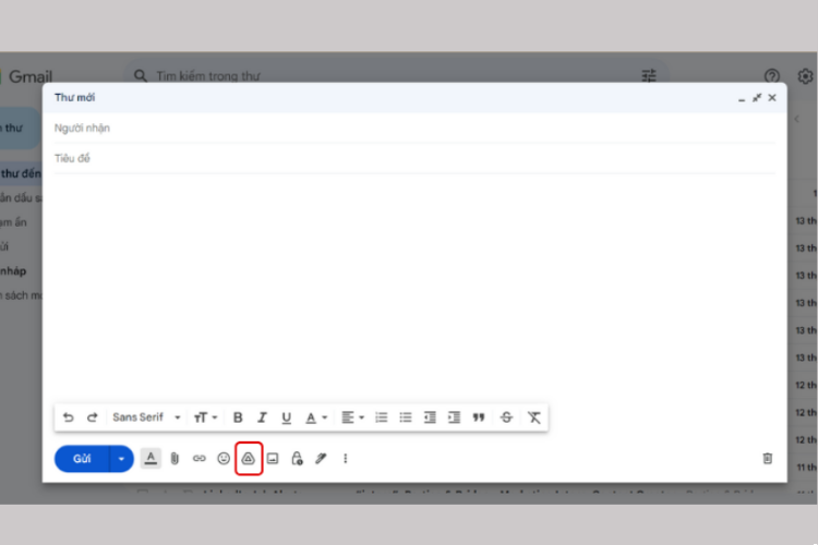 Chọn biểu tượng Google Drive