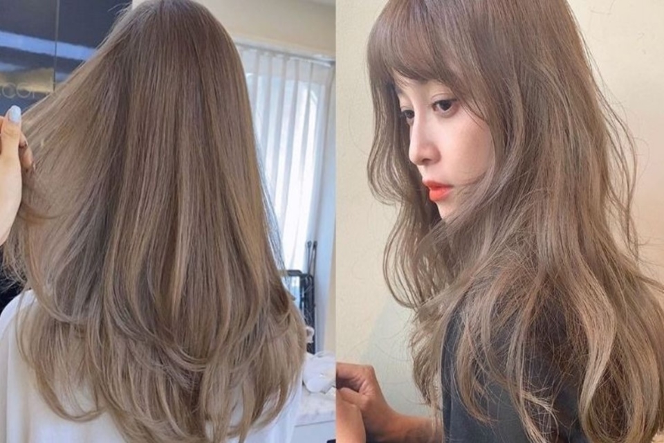 Màu tóc nâu socola lạnh cho nàng sang trọng