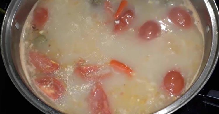 Đun nước dùng trâu nhúng mẻ