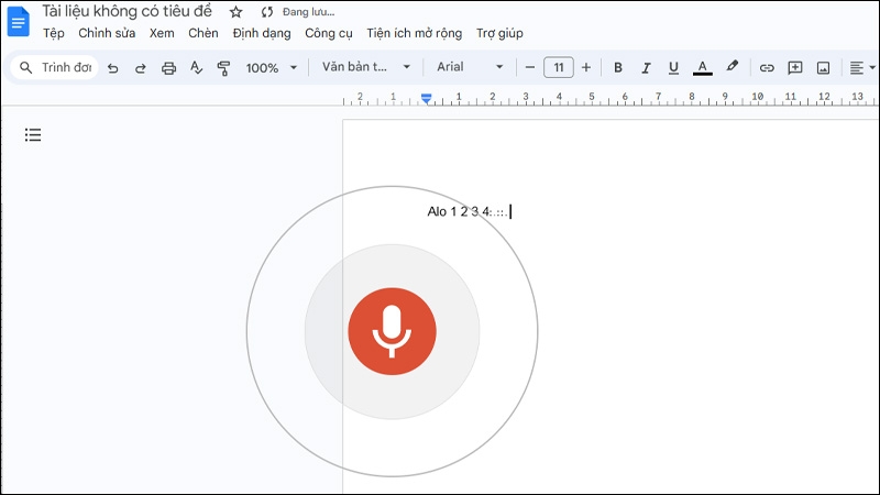 chuyển giọng nói thành văn bản trong google docs - hình 6