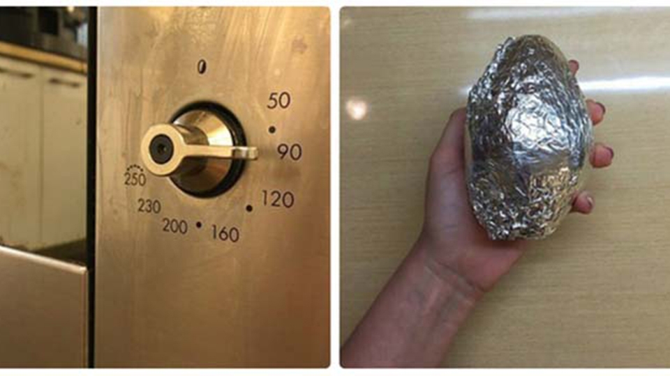 Dùng lò vi sóng ủ bơ