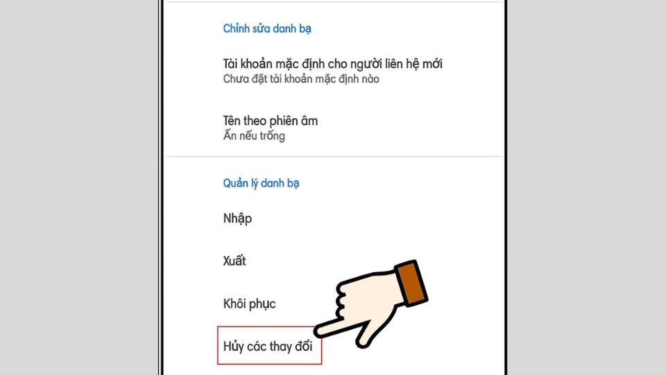 Hướng dẫn đồng bộ, khôi phục danh bạ gmail đã bị xóa đơn giản 11