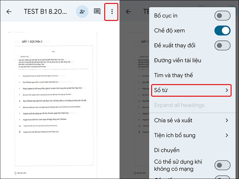 Đếm số từ trên Google Docs - hình 10