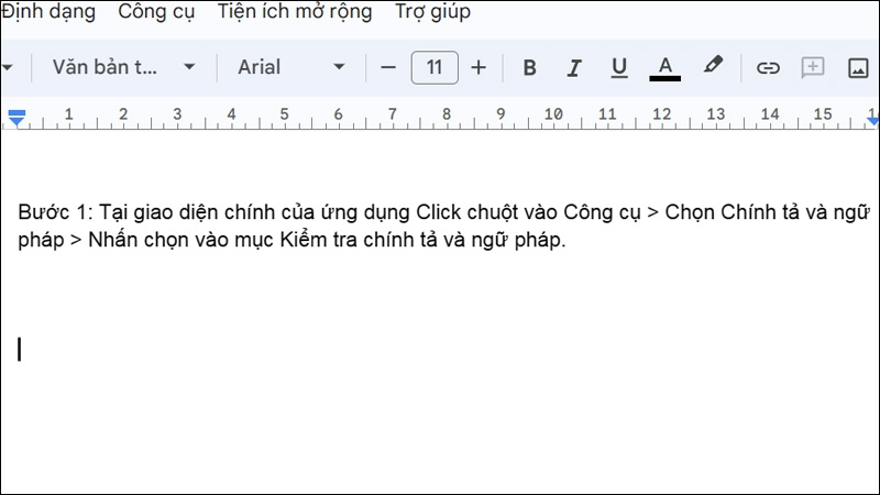 Kiểm tra chính tả bằng Google Docs - hình 7