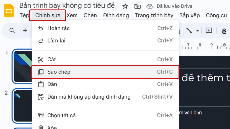 Nhúng Google Slide vào Google Docs - hình 2