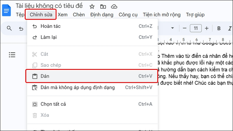 Nhúng Google Slide vào Google Docs - hình 4