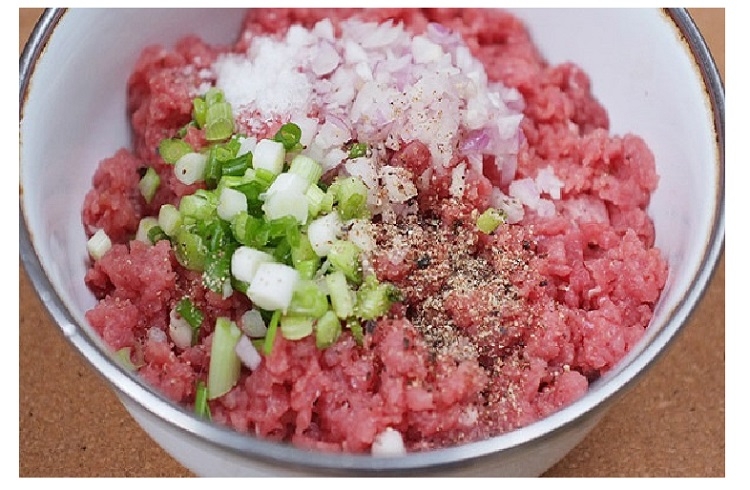 Tẩm ướp thịt bằm