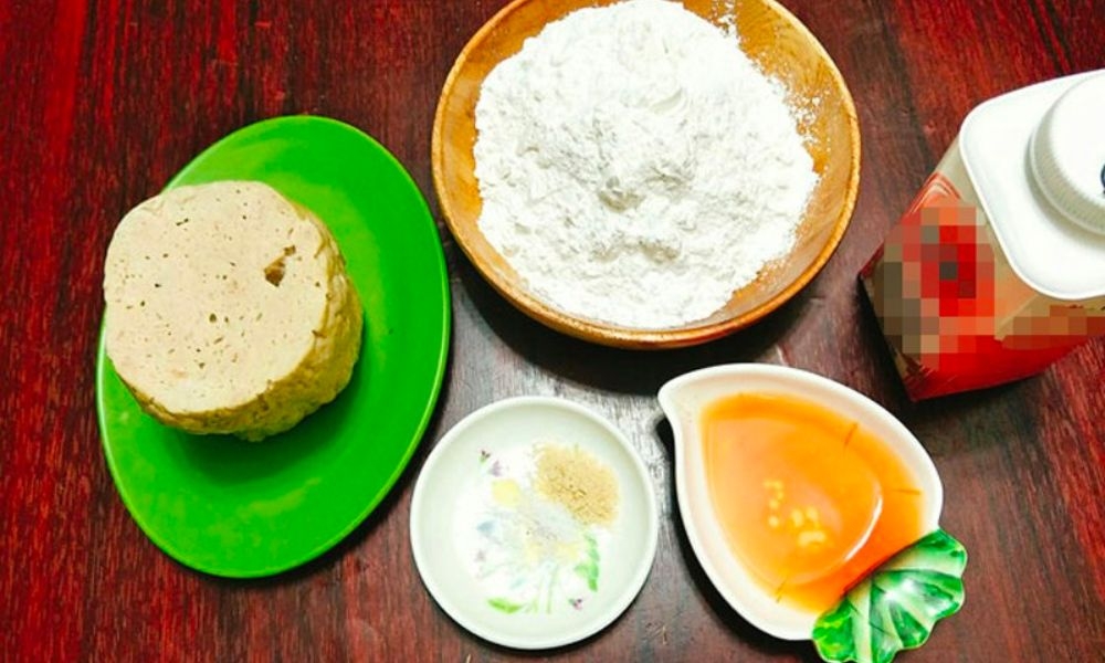 Nguyên liệu làm bánh giầy giò