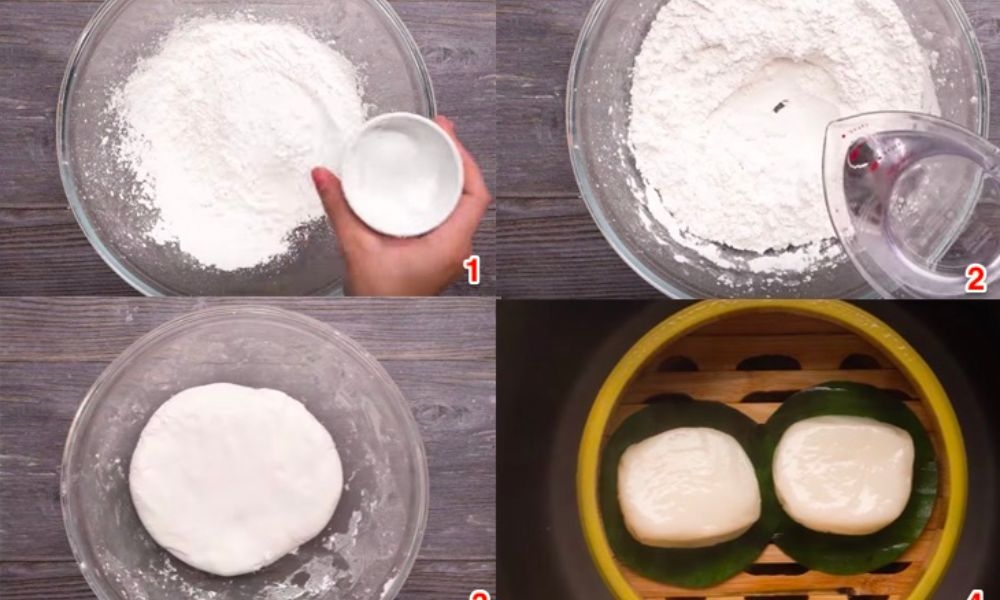 Tiến hành nhào bột