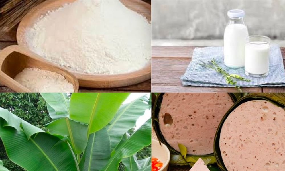 Hình nguyên liệu bánh giầy giò 6 người ăn