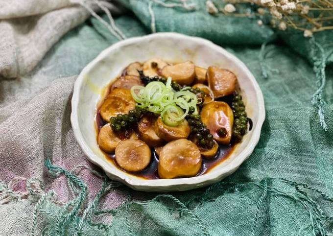 Nấm đùi gà kho tiêu