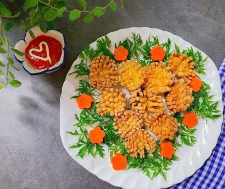 Nấm đùi gà chiên