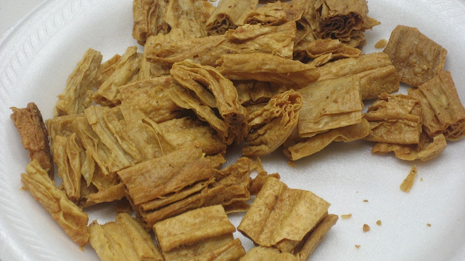 Chiên khô tàu hũ ky