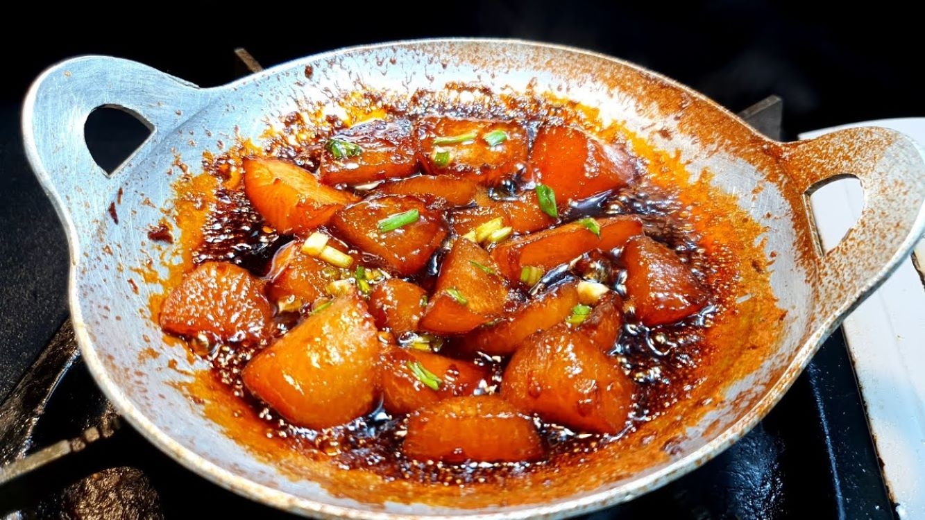 Củ cải kho chay