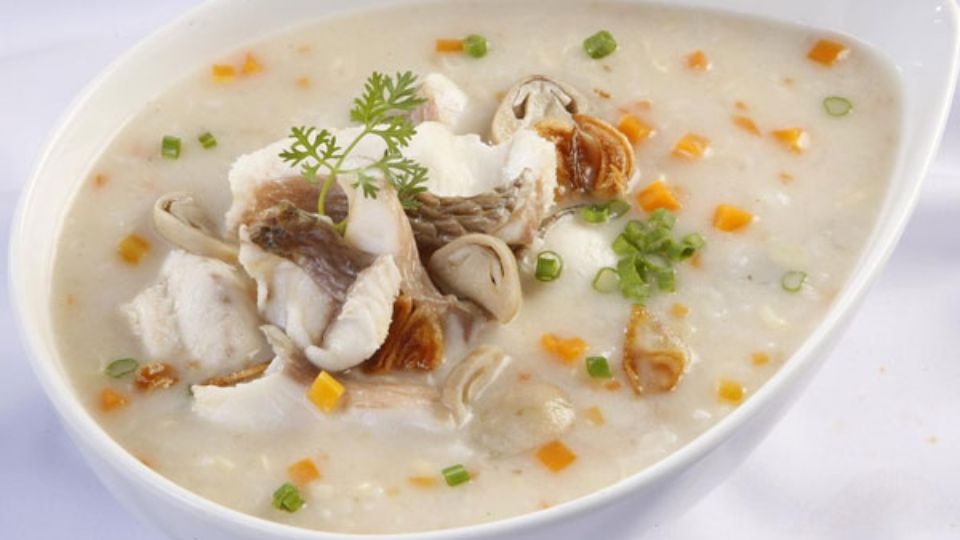 Cháo cá lóc nấu bầu thanh mát