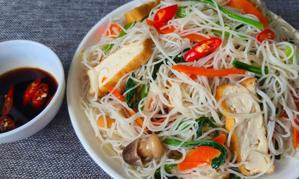 bún xào chay