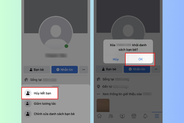 cách xóa bạn bè trên Facebook (4)