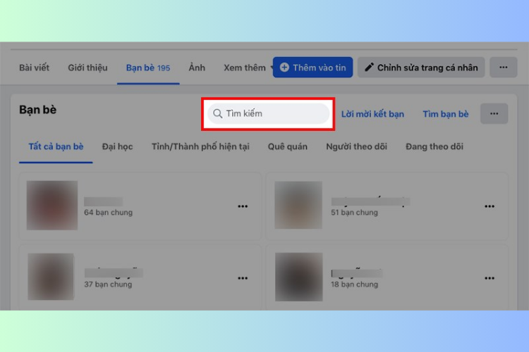 cách xóa bạn bè trên Facebook (9)