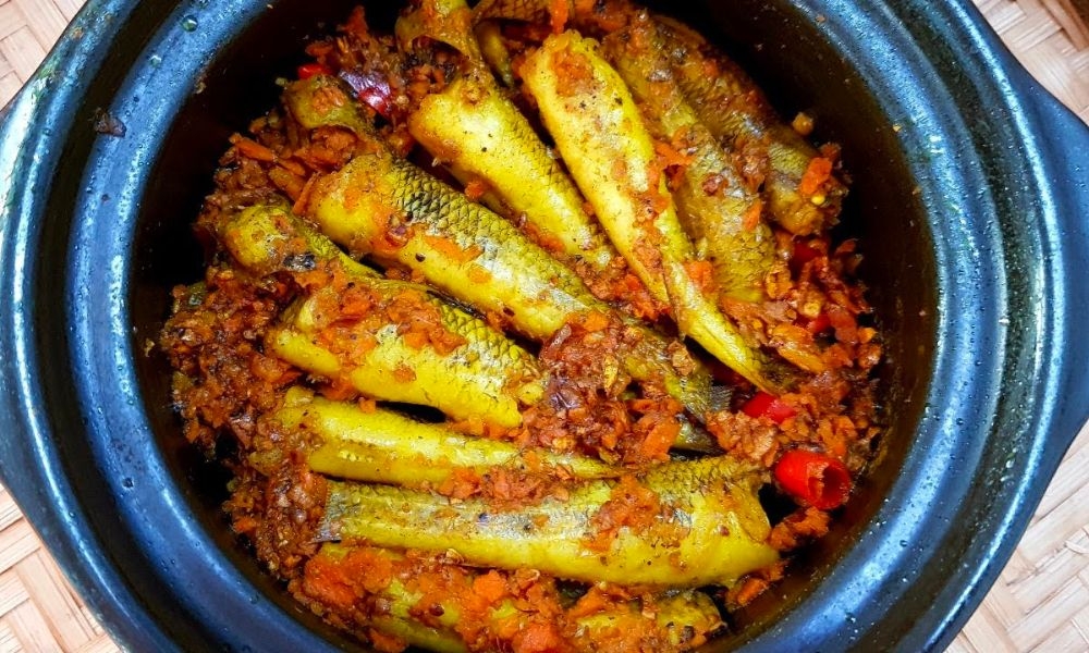 cá bống kho nghệ đẹp mắt