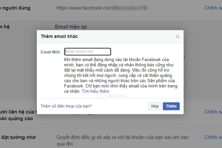 Tìm hiểu cách đổi email Facebook cực đơn giản