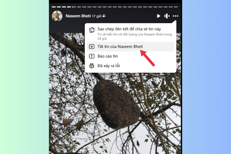 Hướng dẫn cách ẩn tin người khác trên Facebook