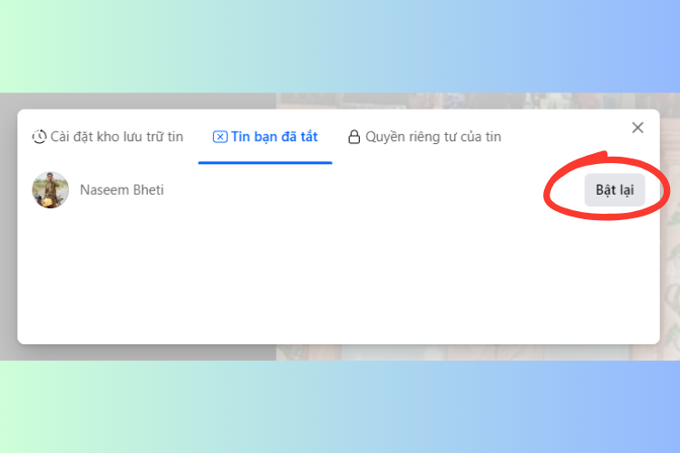 Hướng dẫn cách ẩn tin người khác trên Facebook