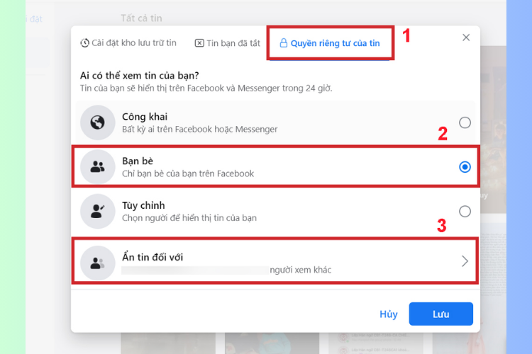 Cách chặn, hạn chế người xem tin của mình trên Facebook
