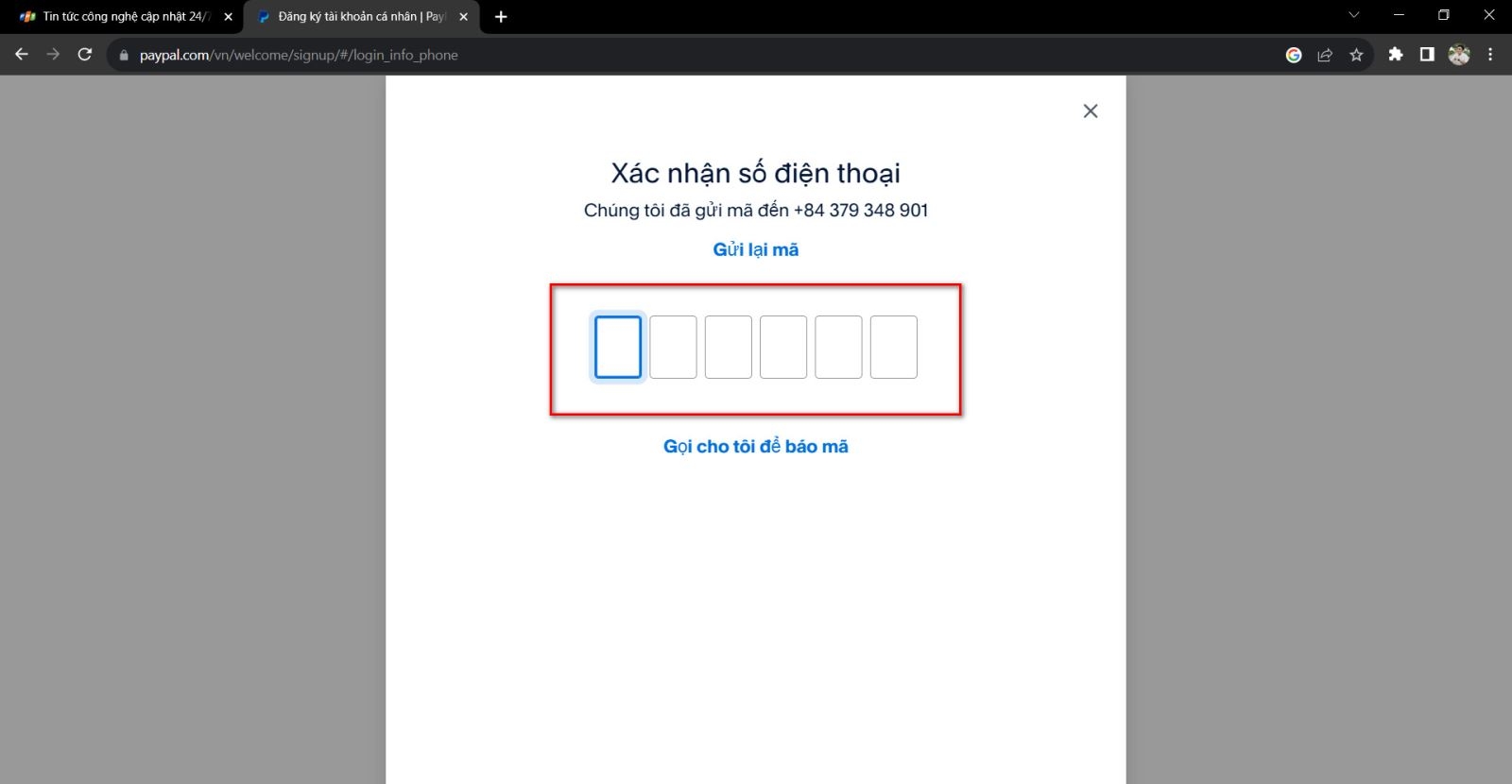Tạo tài khoản PayPal ở Việt Nam 9
