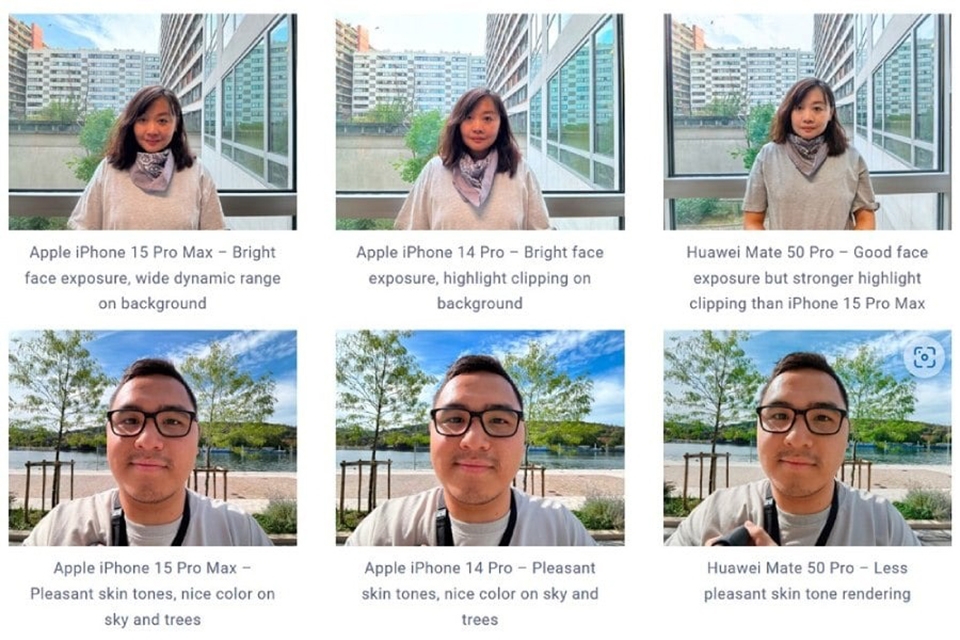 iPhone 15 Pro Max là smartphone có camera selfie tốt nhất hiện nay (ảnh 2)