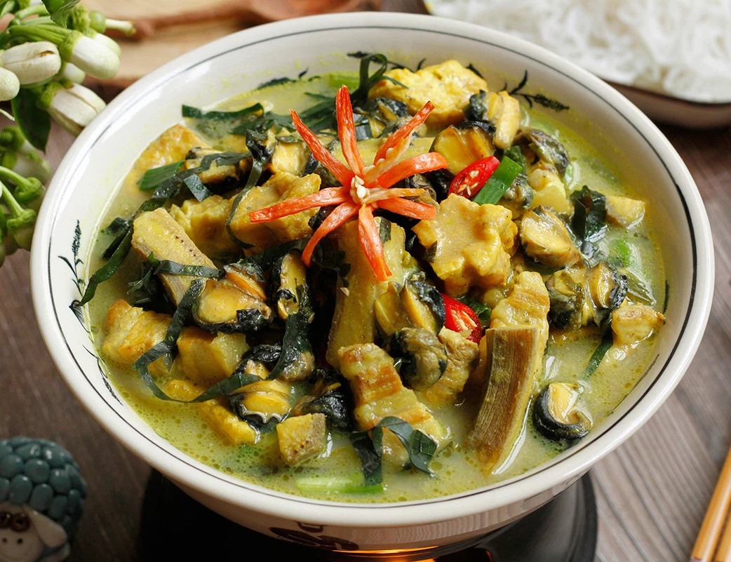 ốc om chuối đậu - hình 5