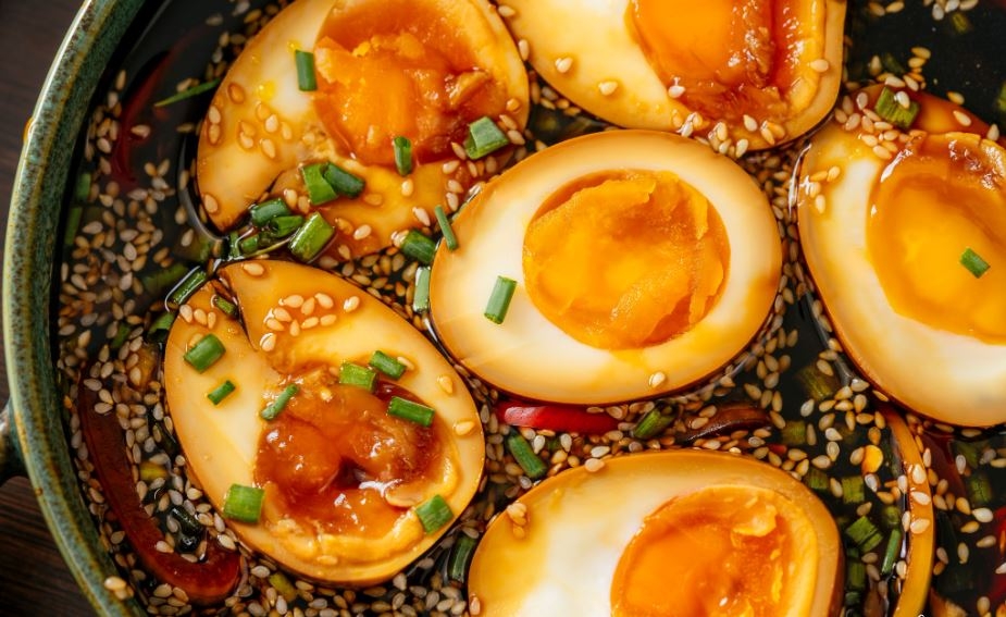 cách làm trứng ngâm tương 1