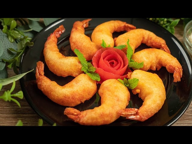 Chi tiết 4 cách làm tôm chiên bột giòn ngon, ăn là ghiền