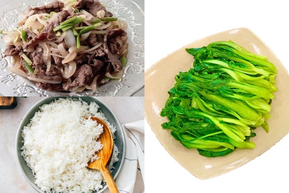 Bữa trưa thực đơn giảm cân 1