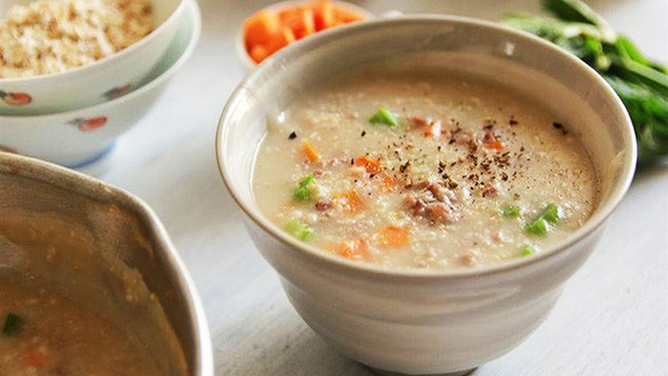Món cháo yến mạch sau khi hoàn thành vô cùng hấp dẫn