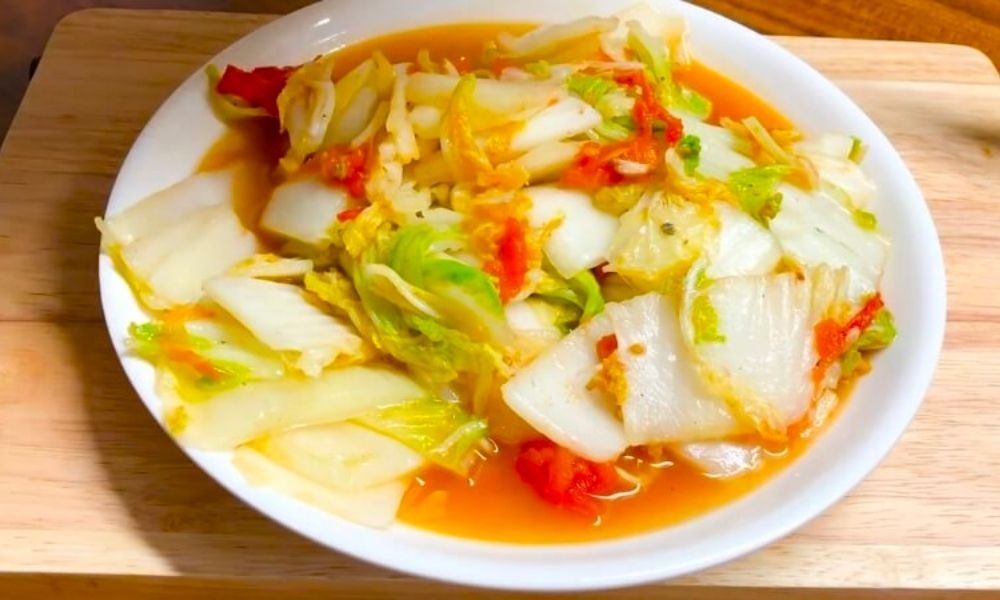 Cải thảo xào tỏi