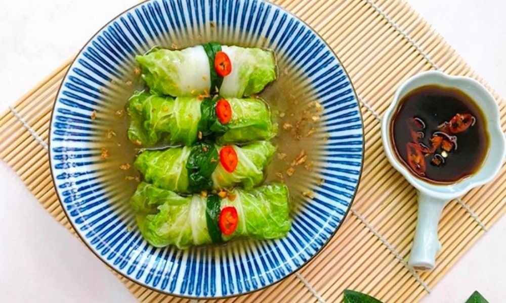 Cải thảo cuộn thịt dinh dưỡng