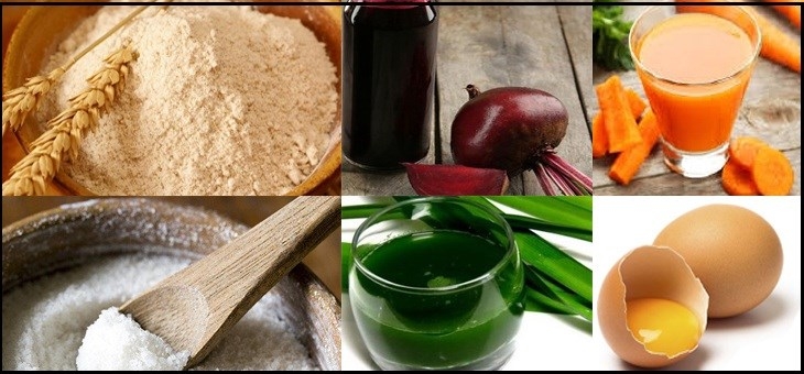 Nguyên liệu để làm sợi mỳ 3 màu