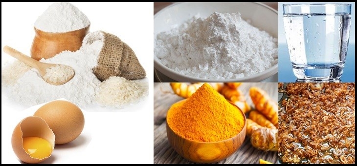 Nguyên liệu làm sợi mỳ quảng