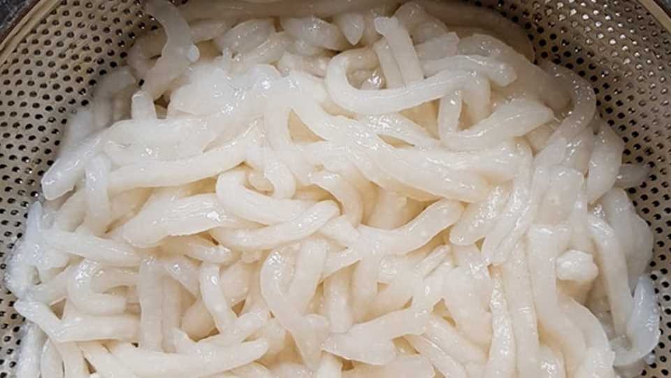 Các nguyên liệu làm bánh canh chả cá