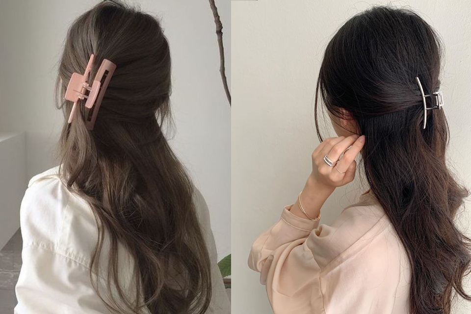 Kẹp tóc nửa đầu