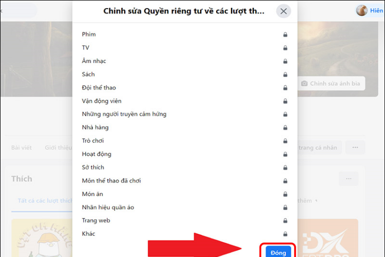 Bật mí cách ẩn danh sách các Fanpage đã thích