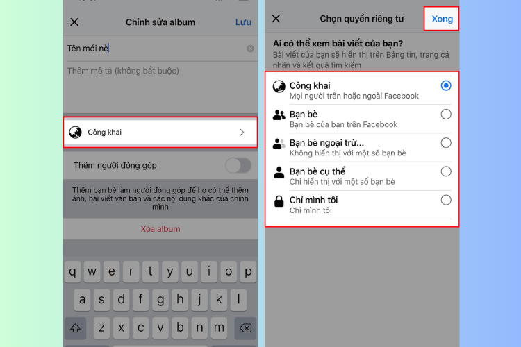 Cách ẩn ảnh trên Facebook
