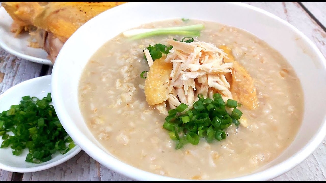 Cháo gà yến mạch